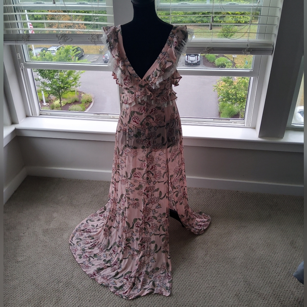 🍋For Love & Lemons Bee Balm Maxi Dress - Picture 8 of 16